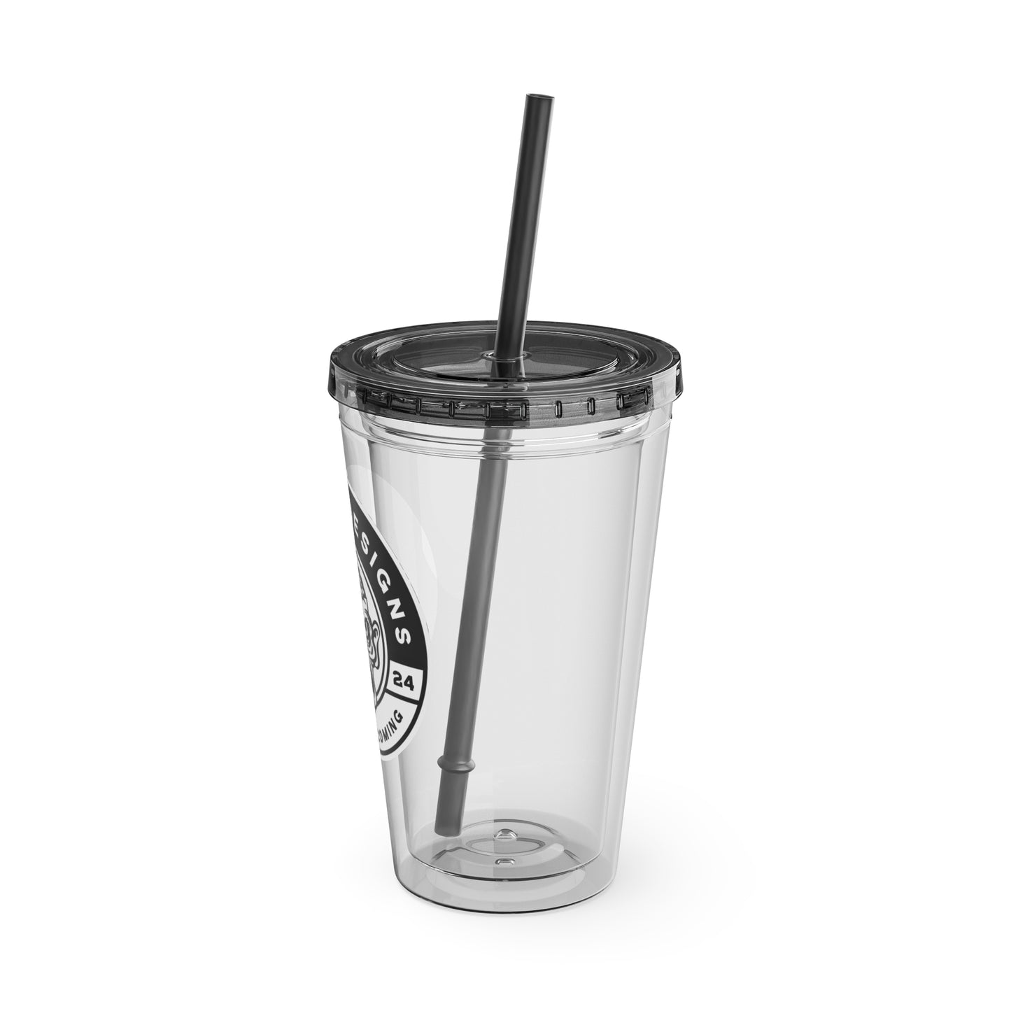 Undead Designs Tumbler with Straw, 16oz