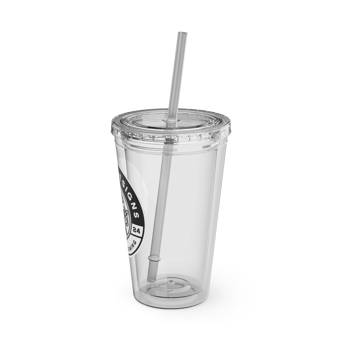 Undead Designs Tumbler with Straw, 16oz