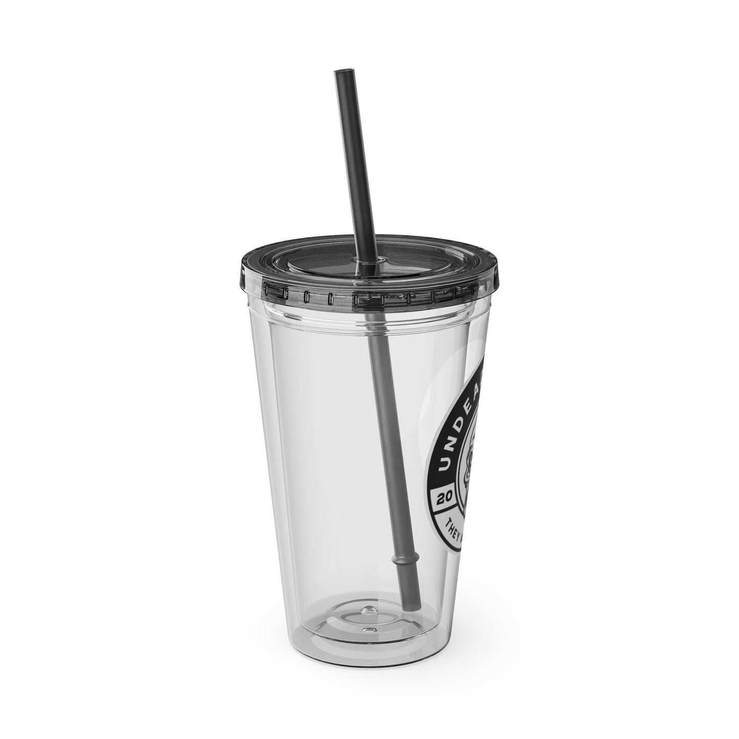 Undead Designs Tumbler with Straw, 16oz