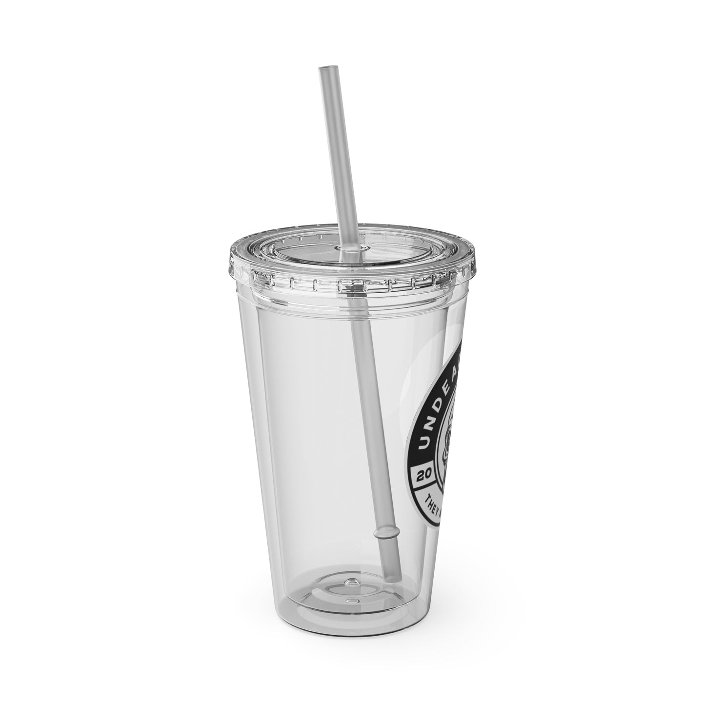 Undead Designs Tumbler with Straw, 16oz