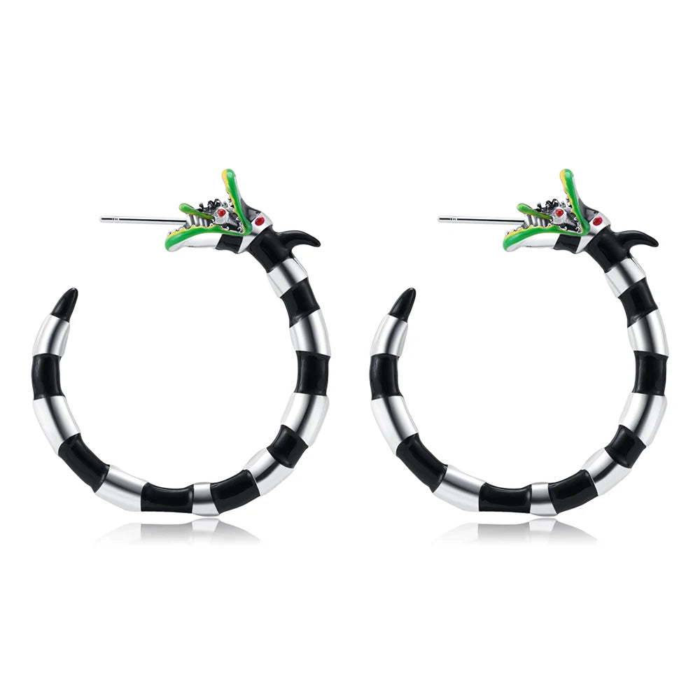 *NEW* Beetlejuice Hoop Earrings