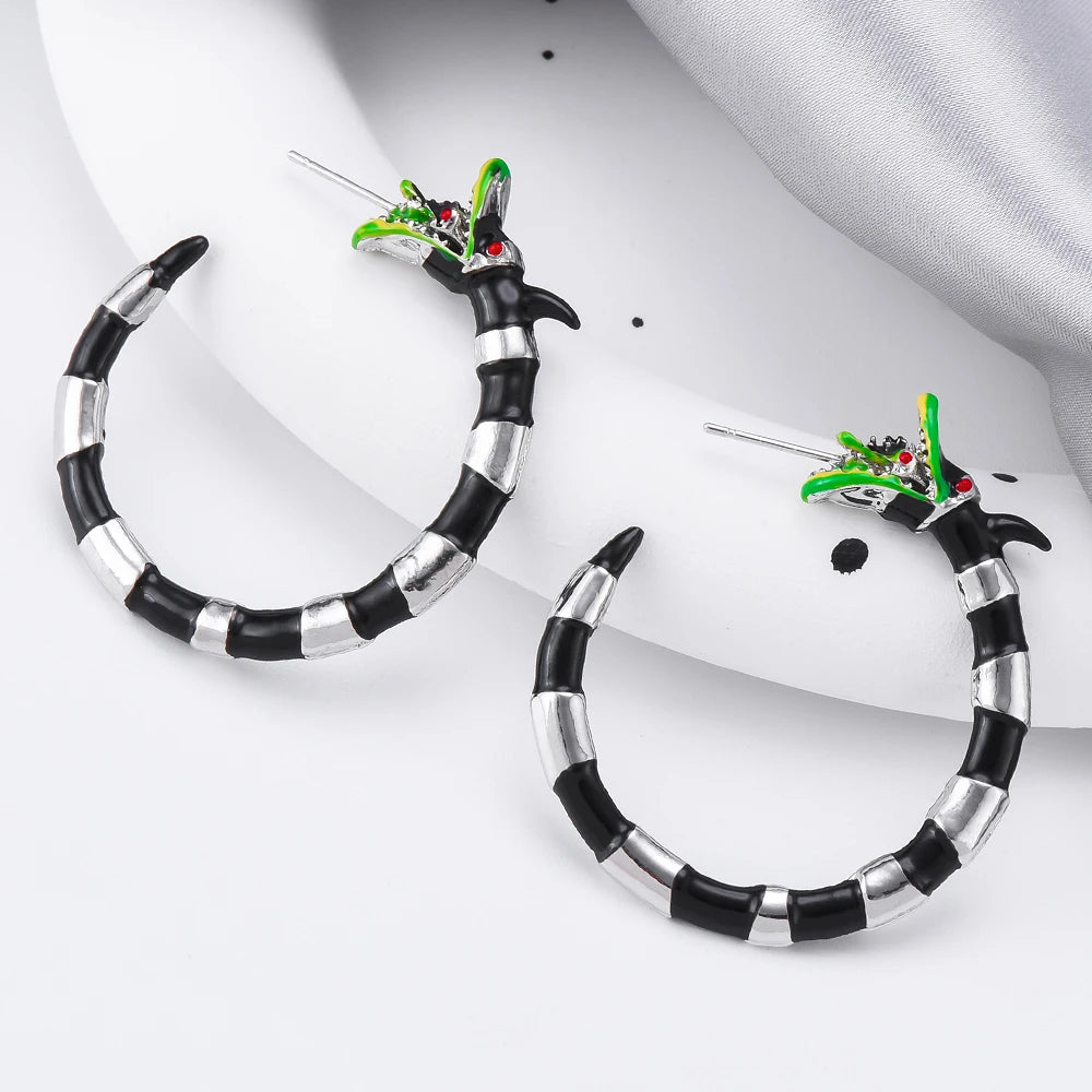 *NEW* Beetlejuice Hoop Earrings