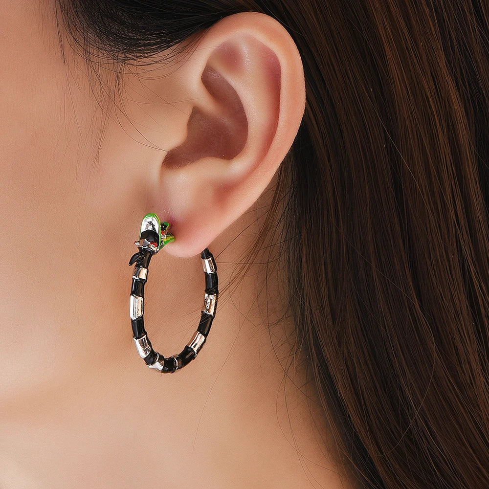 *NEW* Beetlejuice Hoop Earrings