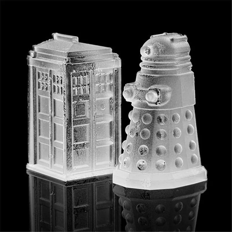 Doctor Who TARDIS & Dalek Ice Mold