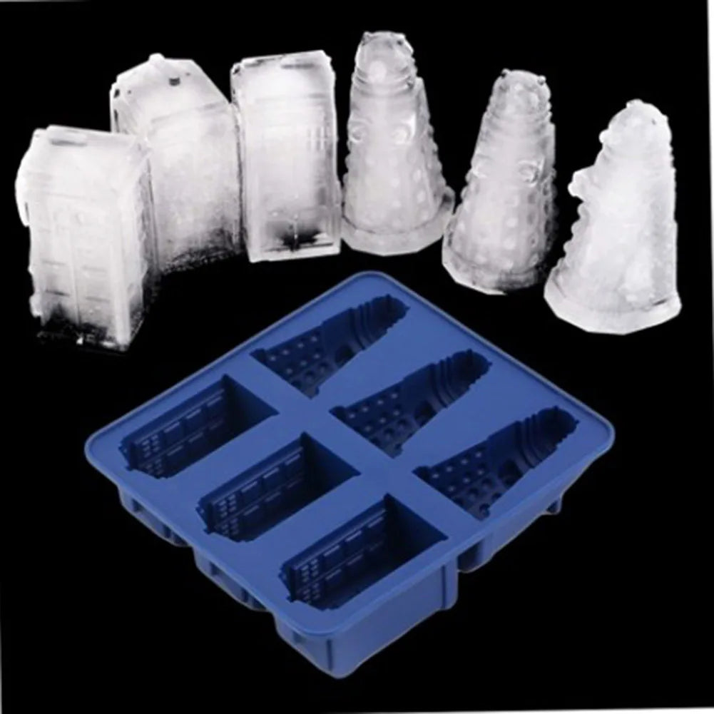 Doctor Who TARDIS & Dalek Ice Mold