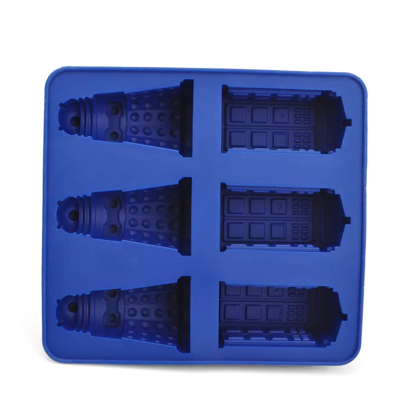 Doctor Who TARDIS & Dalek Ice Mold