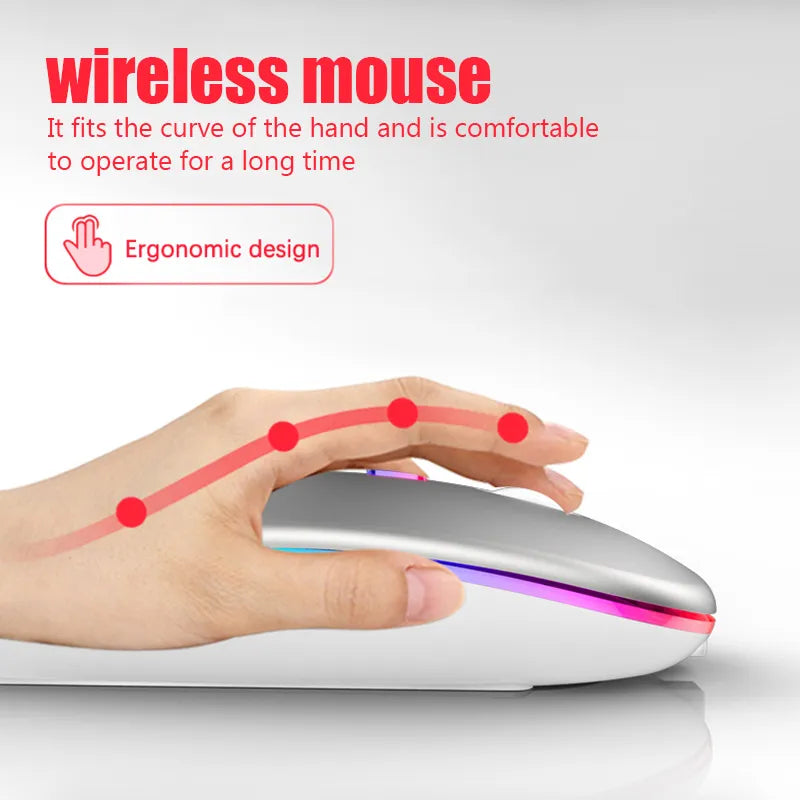 Wireless Bluetooth RGB Mouse