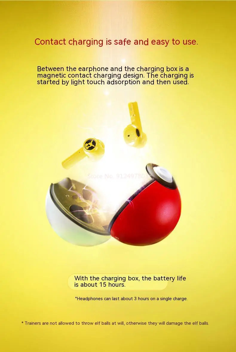 Bluetooth Pokémon Earbuds