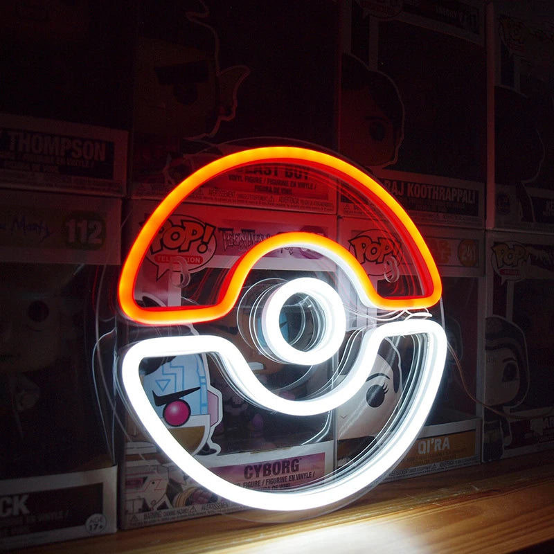 *NEW*Pokeball LED Neon Light (USB Powered)