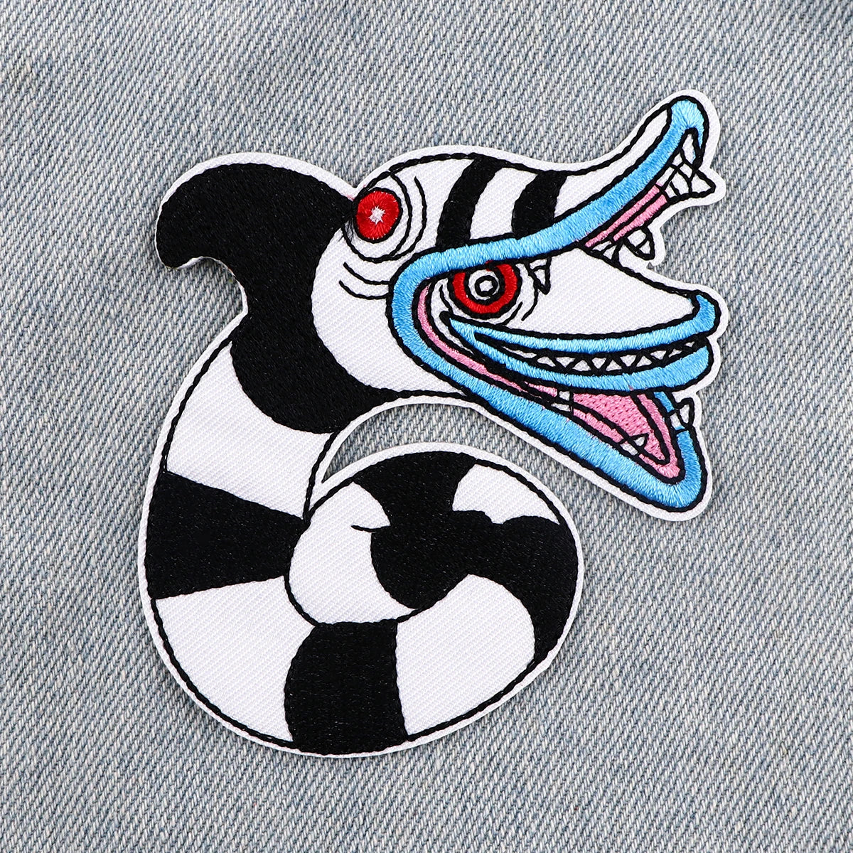 *NEW* Beetlejuice Sandworm Embroidered Patch