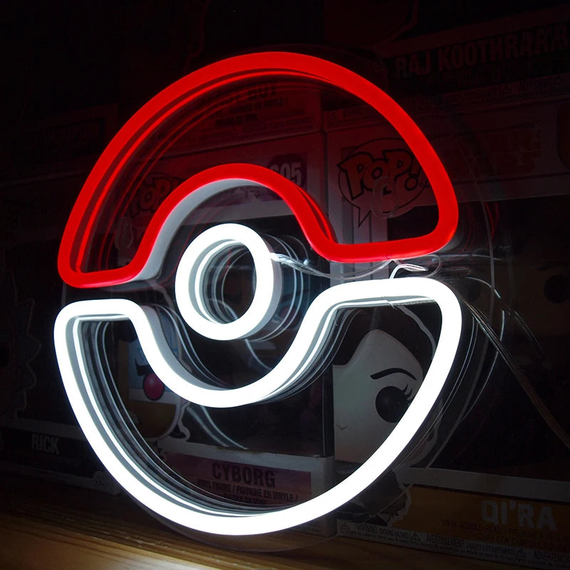 *NEW*Pokeball LED Neon Light (USB Powered)