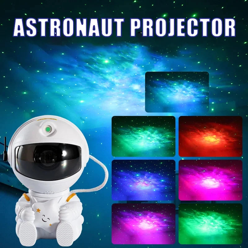 Astronaut Projector LED Night Light Starry Sky