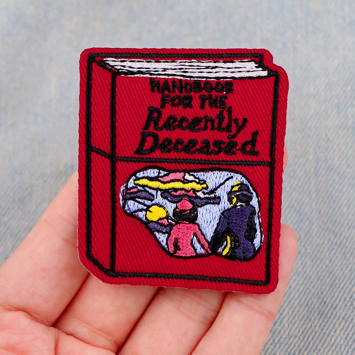 *NEW* Beetlejuice Handbook for the Recently Deceased Embroidered Patch