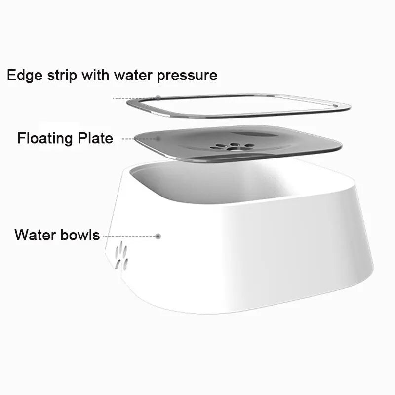 1.5L Pet Drinking Water Bowl