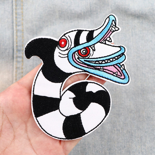 *NEW* Beetlejuice Sandworm Embroidered Patch