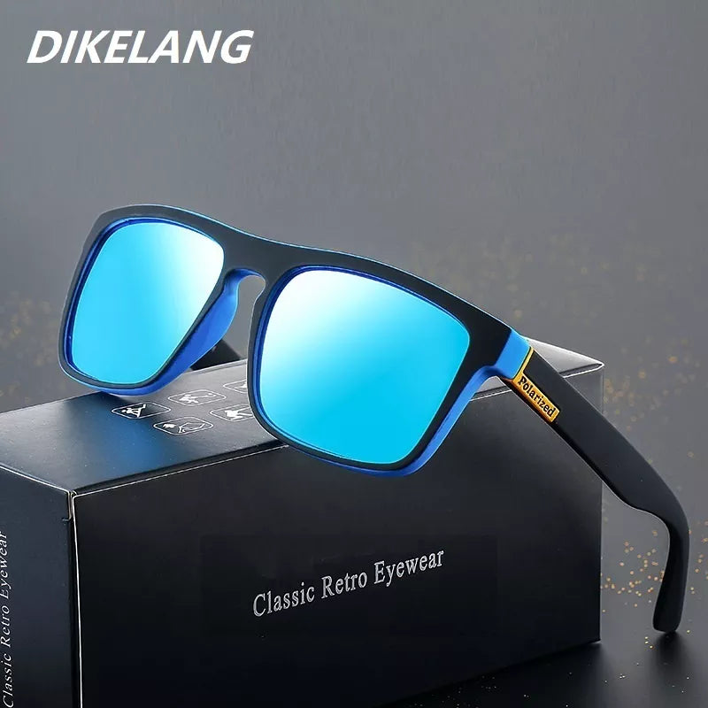 Square Vintage Polarized Sunglasses