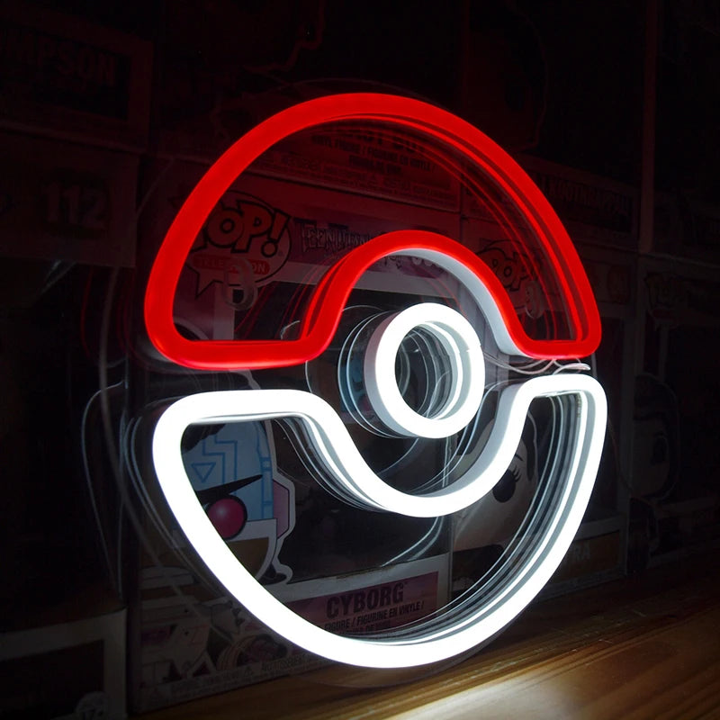 *NEW*Pokeball LED Neon Light (USB Powered)