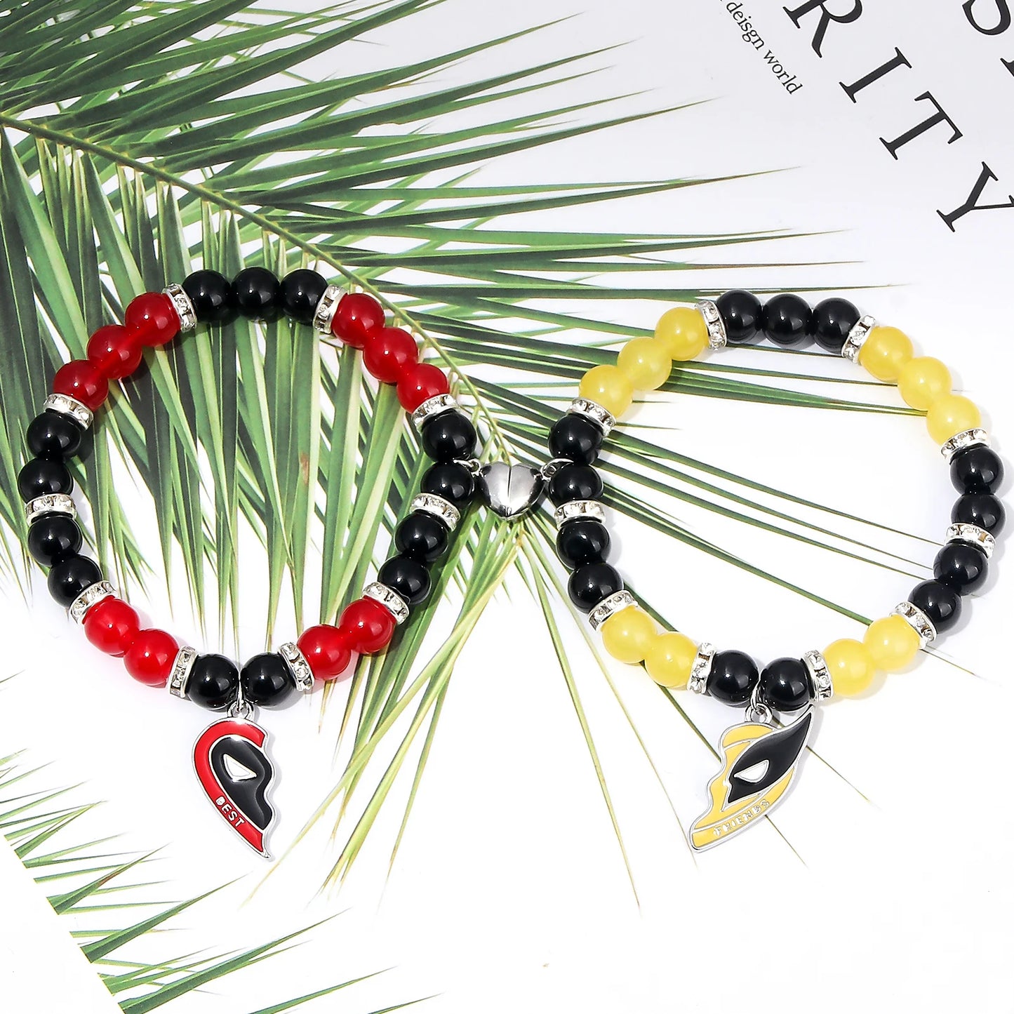 Deadpool and Wolverine Friendship Bracelets