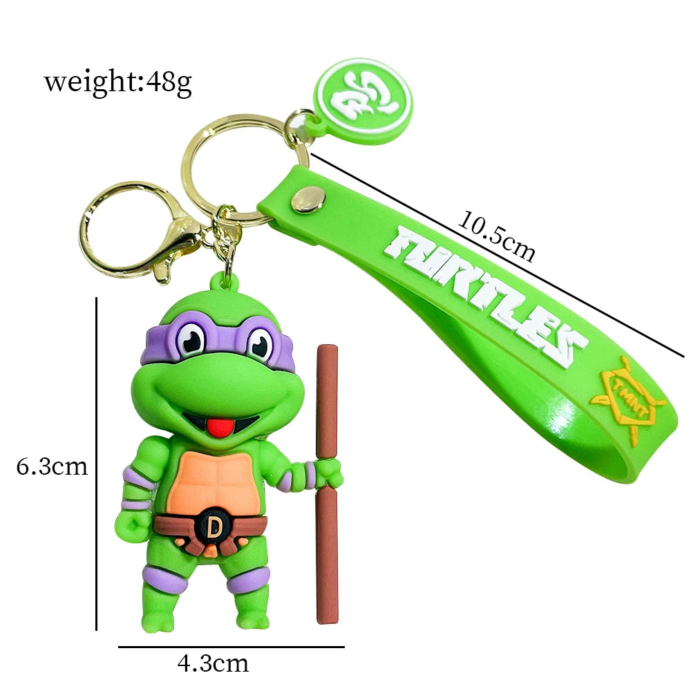 *NEW* Teenage Mutant Ninja Turtles Figure Keychain