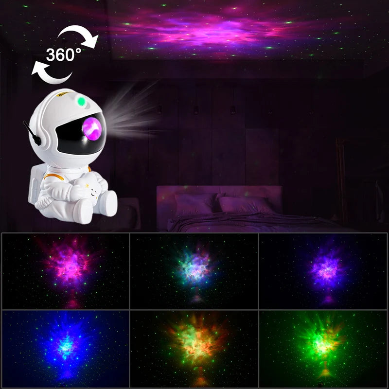 Astronaut Projector LED Night Light Starry Sky